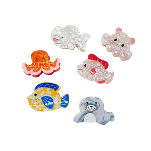 Clip per capelli serie Ocean da 8 cm, accessorio per capelli per donne e ragazze - Product Image 2