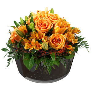 Maceta de mesa de Patio de estilo Popular con agujero para paraguas, 2 paquetes de medio círculo, maceta de mesa para mercado de jardín al aire libre - Product Image 1