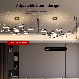 <span class=keywords><strong>2025</strong></span> Ý sang trọng phong cách cao cấp ánh sáng mặt dây chuyền hiện đại tối giản thanh lịch đầy sao bầu trời trần cho đèn chùm đèn Mặt dây chuyền - Product Image 3