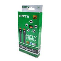 Kabel datar 4K HDMI 1.4, kecepatan tinggi untuk HDMI 2.2, kabel datar 30Hz HDR HDCP 1080 untuk 2160p/P kembali Audio 3D (ARC) untuk HDTV & Komputer