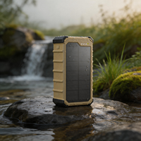 La toute nouvelle batterie solaire de camping étanche IP65 de 30 000 mAh avec lumière LED 1200 lm, support trépied 1/4'' et chargeur mobile