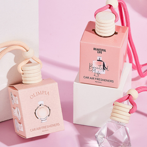 Difusor de Fragancia para Auto Personalizado, Colorido, de 8 ml, con Forma de Diamante, Colgante para Vehículo, Botella de Perfume de Vidrio, Tipo Líquido - Product Image 3