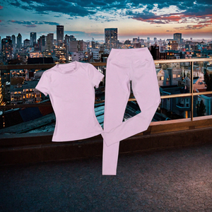 Pantalon de yoga long et respirant en Spandex/Polyester, anti-plis, taille élastique, collection Printemps/Été 2026 - Product Image 3