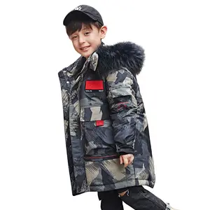 Jaqueta bomber infantil, casaco de inverno para meninos