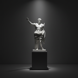 Скульптура римского императора Августа из Премиоры в натуральную величину, ручная работа, из мрамора, для декора вилл и садов на открытом воздухе - Product Image 5