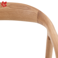 Chaises de salle à manger chinoises rembourrées en bois massif, design traditionnel en frêne, chaise de salle à manger moderne et simple pour salon, vente en gros