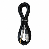 Câble de microphone XLR mâle-femelle OEM RH-X065 avec blindage spiralé, gaine en PVC, conducteur en cuivre sans oxygène