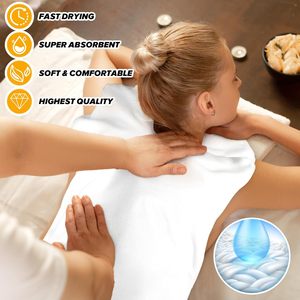 <span class=keywords><strong>Serviette</strong></span> faciale en microfibre douce de haute qualité <span class=keywords><strong>pour</strong></span> salon de spa, <span class=keywords><strong>masque</strong></span> <span class=keywords><strong>pour</strong></span> enlever le <span class=keywords><strong>masque</strong></span> facial, enveloppement facial personnalisé avec logo, esthéticienne, serviettes en forme de U <span class=keywords><strong>pour</strong></span> la beauté - Product Image 4