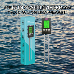 Medidor Digital de Solo 6 em 1 de Alta Qualidade: Medidor de <span class=keywords><strong>pH</strong></span>, Temperatura, Luz Solar e Umidade para Plantas de Jardim OBM/OEM/ODM - Product Image 2
