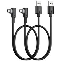 SUNGUY Kabel Ponsel 18W Kabel USB Pengisian Cepat Kabel Data Kabel Pengisi Daya Ponsel Pengisi Daya Tipe C untuk Bank Daya Ponsel