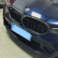 Calandre avant en fibre de carbone sèche G20 LCI style double ligne pour BMW Série 3 320i 340i, pièces de pare-chocs avant, calandre 2023-