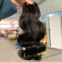 Extensions de cheveux humains bouclés à double brin, style indien, pour tresses au crochet, pour femmes noires