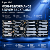 Carte mère SAS 24 baies 12 Go 35x36R pour châssis de serveur 4U, boîtier GPU, calcul IA