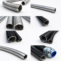 Tuyau flexible en acier inoxydable OEM 316 SS201/SS304 avec diamètre intérieur de 6 mm et diamètre extérieur de 8 mm, conduit métallique flexible, tuyau galvanisé