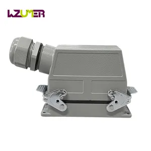 WZUMER HD 64 80 Pin 자동차 신호 와이어 섬유 기계용 산업용 자동차 중장비 케이블 커넥터