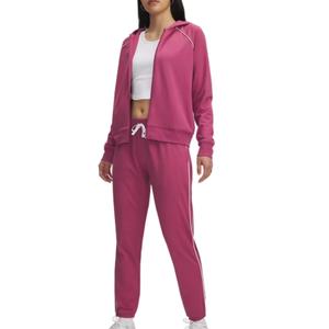 ชุดกีฬาไนลอนผู้หญิงแบบชุดเดียว ลายถัก แขนยาว มีซิป กางเกงขายาวลำลอง ปรับแต่งได้ - Product Image 1