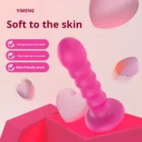 Baguette magique Yimeng pour stimulation anale, appareil de masturbation unisexe, plug anal, jouet de massage anal, 100% étanche, jouet sexuel Q-bouncy