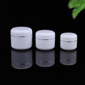 50g 100g 150g 250g 500g Face Scrub Body Butter Cosmetic <b>Cream</b> Jar with Silver Line Lid - Product Image 2