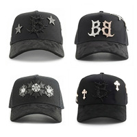 Gorras Originales Nuevas Modelo 100% OEM ODM, Gorras Dh Hats X Junior H Sad Forever, Gorras 31 Hats de 5 Paneles Deportivas X El Mago Thirty One Hats