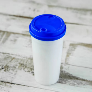 HACAMY High Quality PP <b>Plastic</b> Juice Cup Disposable <b>Drinking</b> Cup with Reusable <b>Straw</b> and Tight Seal Lid - Product Image 1