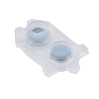 Pièces de réparation JDM-030 : Patins en silicone souples L1 R1 L2 R2, tapis conducteurs en caoutchouc de remplacement pour manette PS4