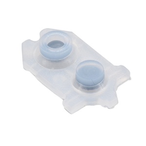 Pièces de réparation JDM-030 : Patins en silicone souples L1 R1 L2 R2, tapis conducteurs en caoutchouc de remplacement pour manette PS4 - Product Image 1