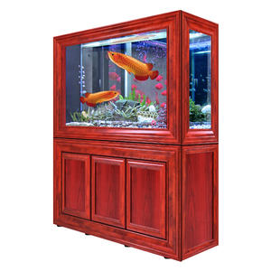 캐비닛과 통합 다기능 빅 큐브 수족관 양식 어항 맞춤형 대형 수족관 어항 - Product Image 4