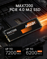 SSD Internal Gaming M.2 2280 PCIe 4.0 NVMe Kompatibel PS5 1TB 512GB 7200MB/s Kecepatan Tinggi