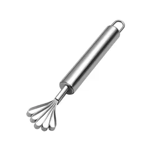 Utensílios de cozinha escavadeira de aço inox com navalha de coco acessórios de cozinha para frutas e peixes ferramenta de barbear