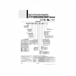 Régulateur de pression électro-pneumatique SMC Pneumatics ITV3050-314L - Product Image 1