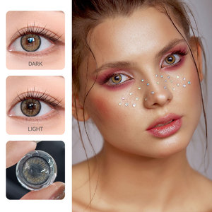 작은 PP 물집이있는 매일 매년 카페 스카이 블루 천연 뷰티 아이 콘택트 렌즈 - Product Image 2