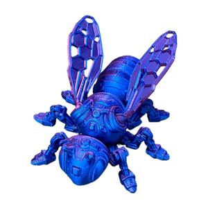 3D impreso vidrio mecánico abeja abejorro ornamento congelado tema 1/12 escala juguetes hechos a mano - Product Image 4