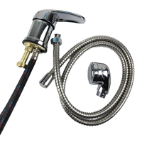 Pommeau de Douche KEGAO Chromé Design Moderne Effet Pluie Accessoire Robinet de Salle de Bain Sortie Unique Fixation Murale Garantie 1 An