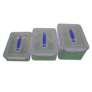 QS-caja <span class=keywords><strong>Rectangular</strong></span> de plástico transparente para almacenamiento de alimentos, contenedor de plástico transparente para guardar alimentos frescos, de calidad segura - Product Image 2