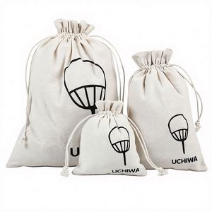 Custom Towel Fashion Letter Drawstring <b>Bag</b> Cosmetic Storage Clothing Packaging Dustproof Printed Logo - Product Image 1