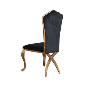 เก้าอี้รับประทานอาหารสแตนเลสสีทองแบบซ้อนได้เก้าอี้รับประทานอาหารสำหรับงานแต่งงานงานแฟนซีทันสมัย - Product Image 3