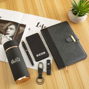 Customized Business <b>Gift</b> <b>Set</b>: Frosted Notebook, USB Drive & Tumbler with Logo - Perfect for Corporate Events - Product Image 2