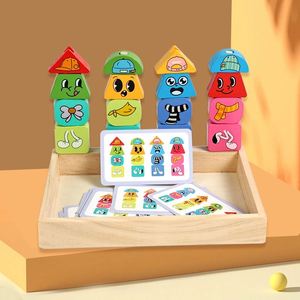 Jouets de motricité fine, cadeaux Montessori, thème sirène, jouet en bois à empiler et à trier, blocs de formes assorties pour les tout-petits, filles et garçons - Product Image 5