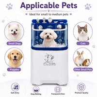Station de lavage pour chiens autoportante et portable avec chauffe-eau intégré – Bain chaud mobile pour toilettage