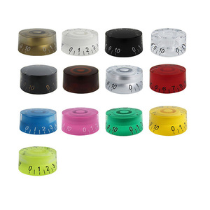 Bouton de commande de guitare en gros d'usine matière plastique bouton de guitare de style LP coloré - Product Image 1