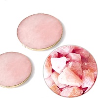 Sous-verres en agate assortis personnalisables en gros pour la décoration de table et de la maison, sous-verres en agate gemme à vendre
