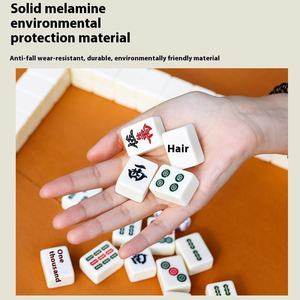 Xách Tay Gấp <span class=keywords><strong>Mahjong</strong></span> Bảng Bằng Gỗ Cắm Trại Trò Chơi Ngoài Trời Thiết Lập Patio Đảng Kit Vuông Đa Chức Năng 4 Stackable Máy Nghe Nhạc Chiều Cao - Product Image 3