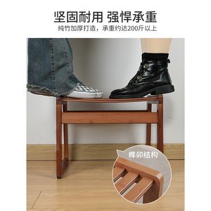 Multifunctional shoe bench for home use, can be used as a <b>seat</b>, combined with a fireplace, coffee table, and dining table <b>stool</b> - Product Image 5