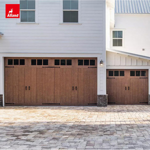 <span class=keywords><strong>Porte</strong></span> <span class=keywords><strong>de</strong></span> <span class=keywords><strong>garage</strong></span> verticale à accordéon moderne du milieu du siècle Alland Wood <span class=keywords><strong>avec</strong></span> <span class=keywords><strong>porte</strong></span> et cadre en bois, charnières, accessoires <span class=keywords><strong>de</strong></span> verrouillage - Product Image 6