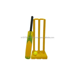 Direct Factory Wholesale Price Plastic Cricket Set For Kids HDPE Material Cricket Bat Multicolor Cricket Kit At Low Prices