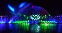Fuentes de Agua Decorativas Personalizadas, Espectáculo de Fuentes Láser, Fuentes Musicales Danzantes Grandes para Exteriores con Luz Láser