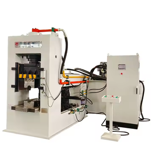 Presse hydraulique à double station à servocommande haute efficacité 160T+100T avec PLC et roulement pour le forgeage <span class=keywords><strong>de</strong></span> boulons et d'écrous - Product Image 1