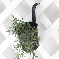 Pots à fleurs suspendus en métal personnalisés, jardinières en métal pour balustrade, clôture, balcon, jardin, décoration de la maison