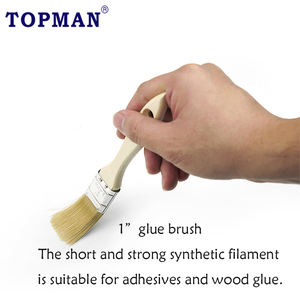 3 "sikat lem dan perekat filamen kuat dan pendek Ferrule galvanis pegangan kayu - Product Image 6