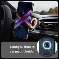 Coque de téléphone antichoc pour Xiaomi Redmi 15 15C 14C 13C 12C 4G A5 A3, avec anneau support et coque arrière pour Redmi 12 10C 10 9C 9A 9